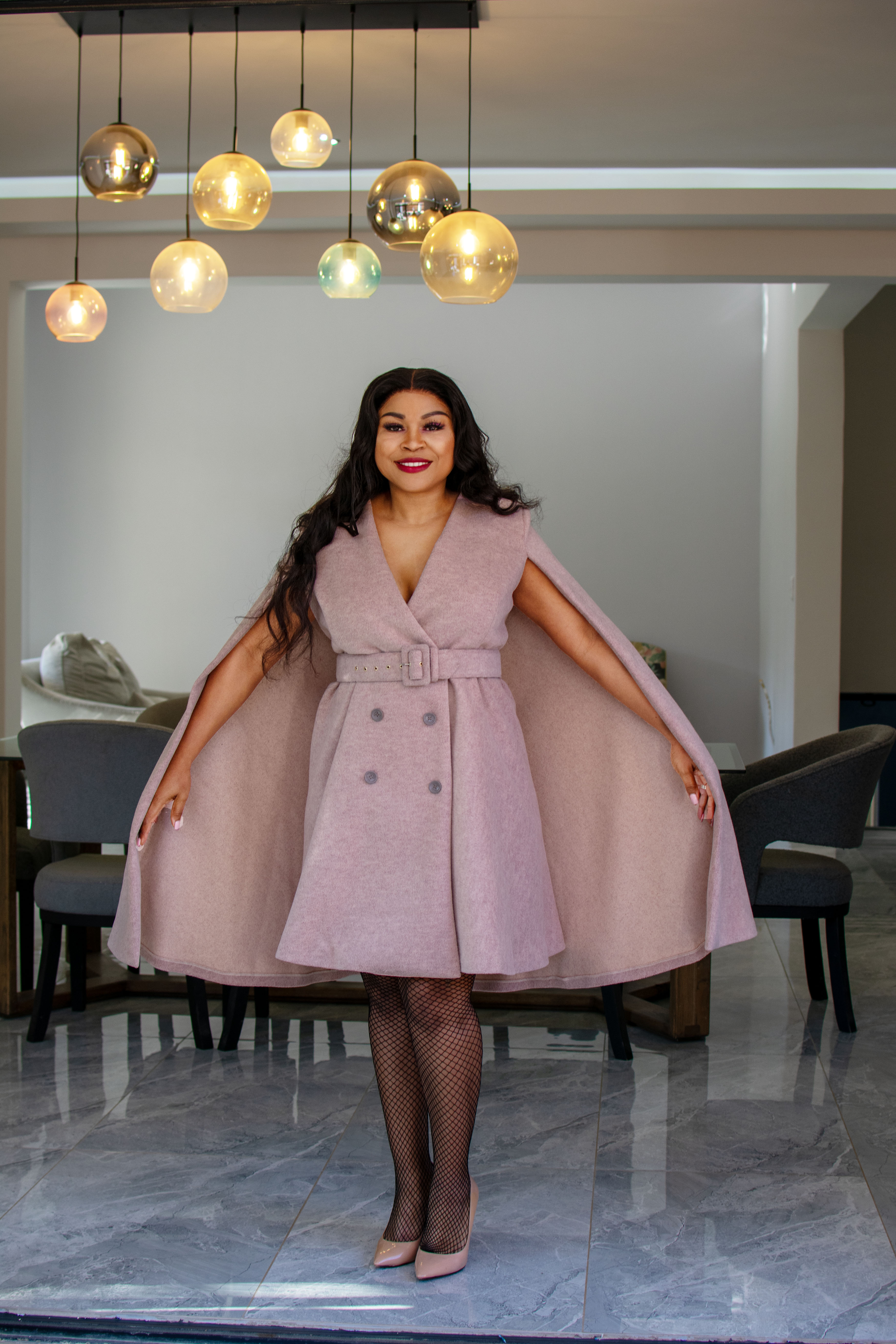 Carol Poncho Dress
