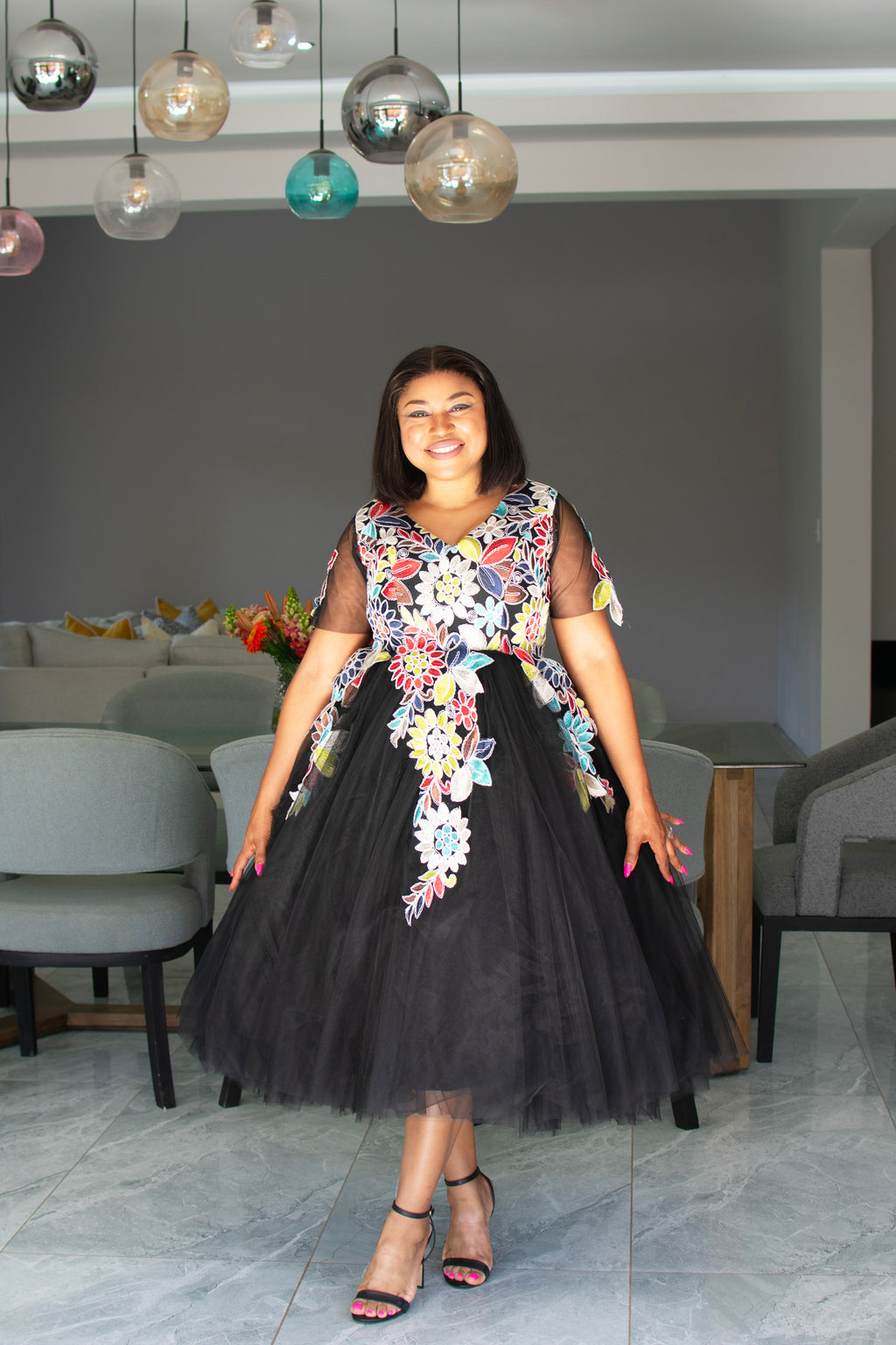 Asanda Tulle Dress