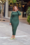 Sonia Knit Dress (Green)