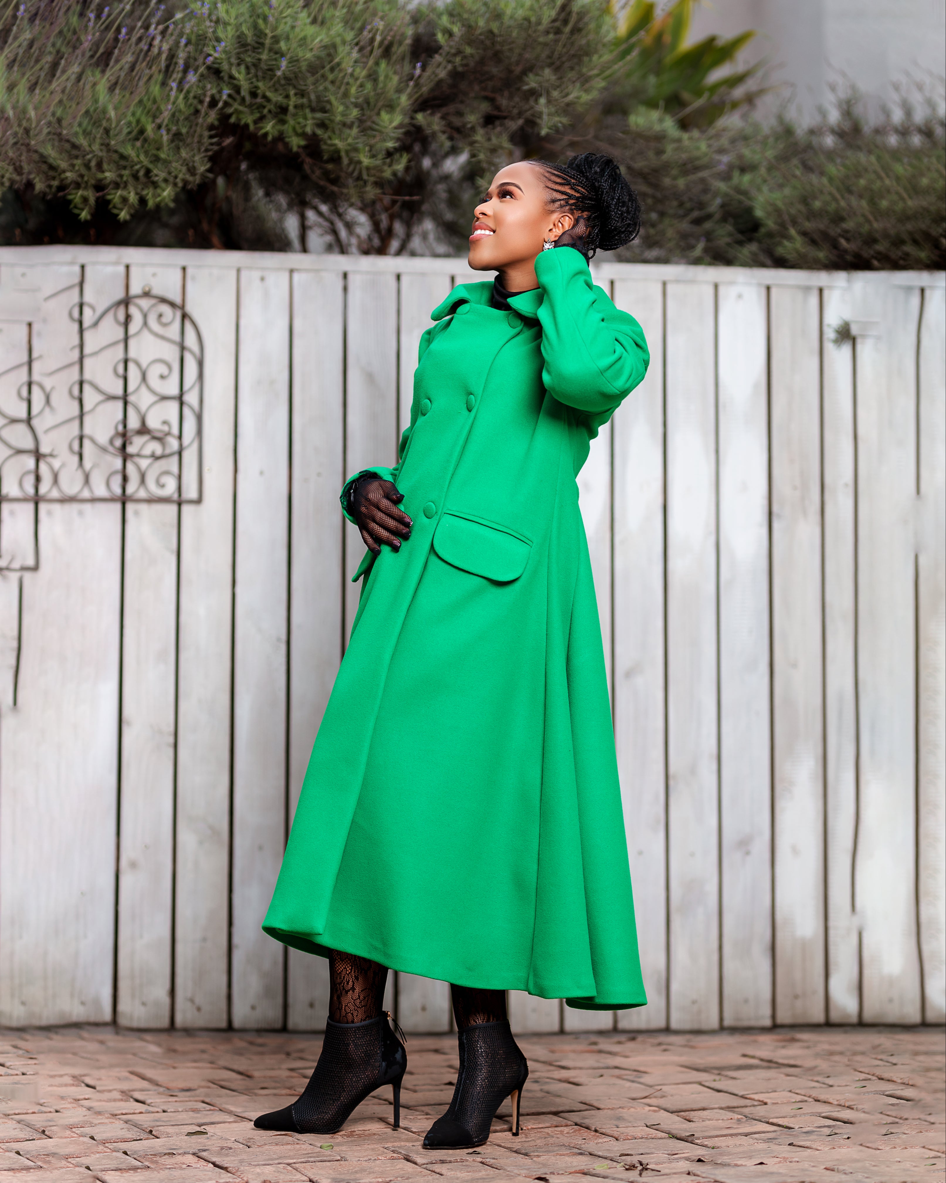Lucy Coat (Green) – Tallit Wear