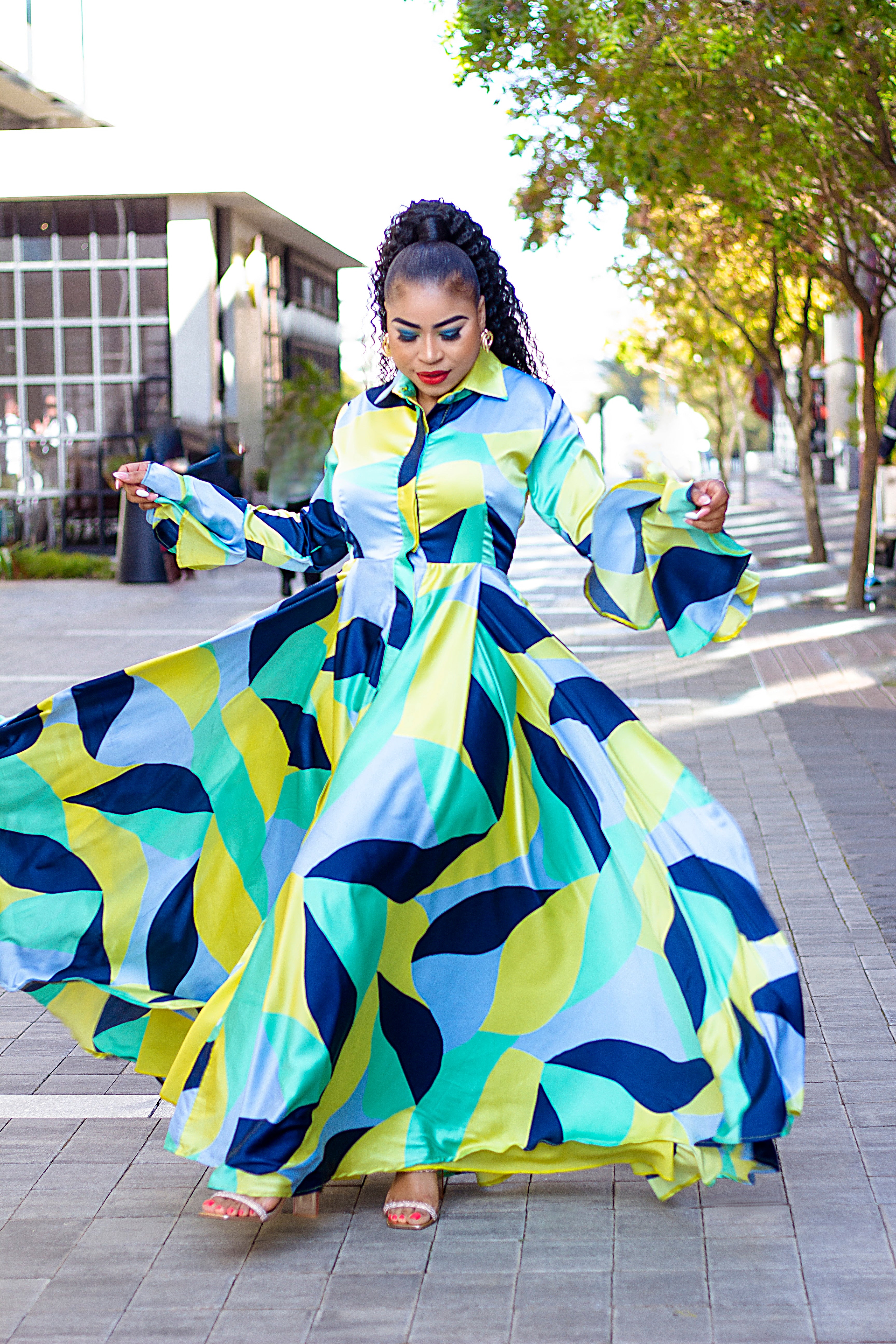 Nozipho Maxi Dress – Tallit Wear